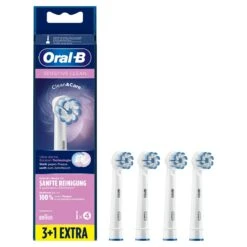 Braun 4 Stk. Oral-B Sensitive Clean & Care Tandbørstehoveder 3+1