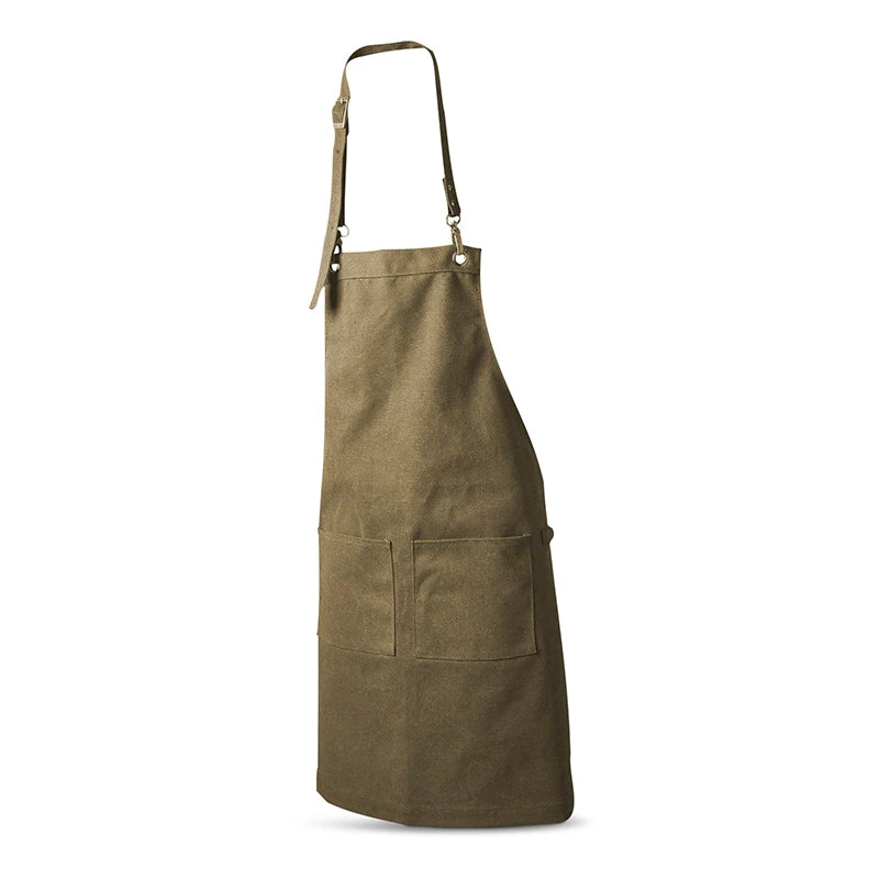 Dacore Forklæde I Kanvas Med 2 Lommer Brun 1 Dacore Forklæde I Kanvas Med 2 Lommer Brun