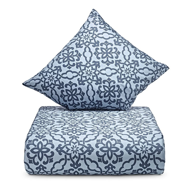 Nordisk Tekstil Divi Sengesæt Blå 140x220 Cm 1 Nordisk Tekstil Divi Sengesæt Blå 140x220 Cm