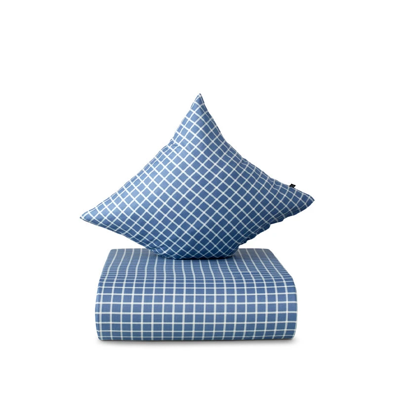 Nordisk Tekstil Folke Sengesæt Blå 140 X 220 Cm 1 Nordisk Tekstil Folke Sengesæt Blå 140 X 220 Cm