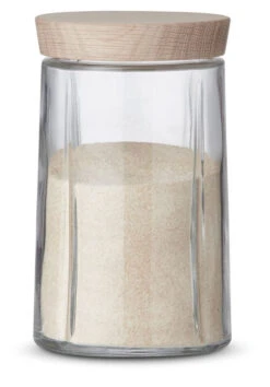 Rosendahl Opbevaringsglas 1,0 ltr. Med Låg I Eg