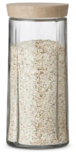 Rosendahl Opbevaringsglas 1,5 ltr. Med Låg I Eg