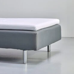 Night & Day Kuvertlagen Satin Hvid - 90x200