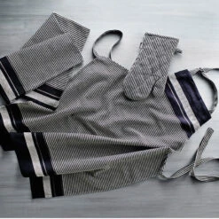 Bastian Jumbo Tekstilsæt 3 Dele Sort/Natur