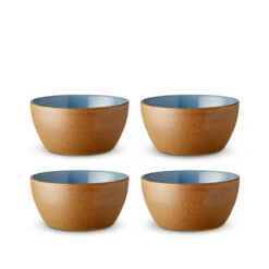Bitz Skålesæt Wood/Ocean 4 Stk. 12 Cm