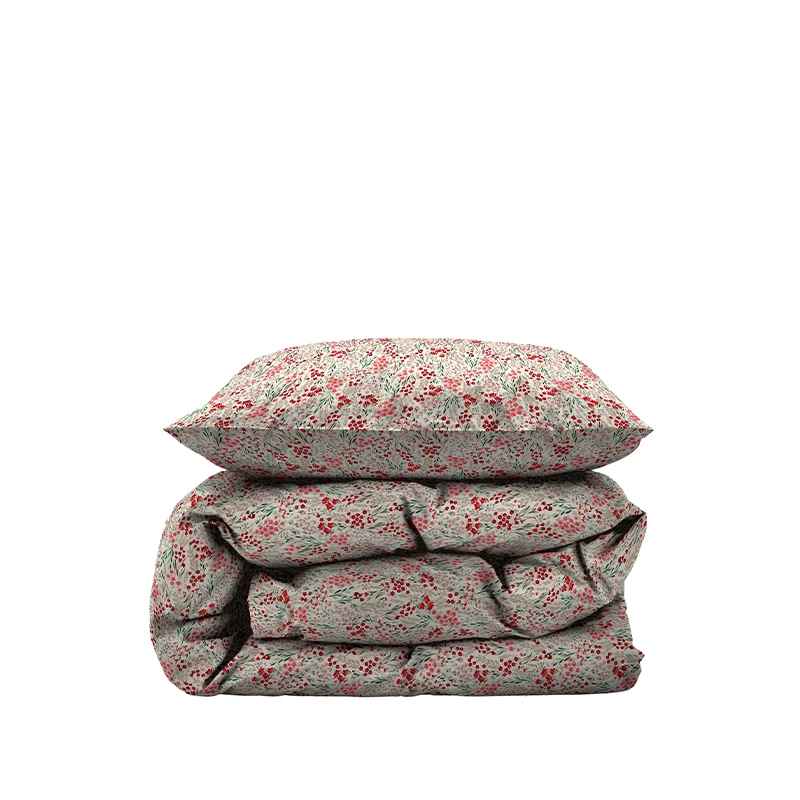 Södahl Dainty Sengsæt Berry Red 140 X 200 Cm 1 Södahl Dainty Sengsæt Berry Red 140 X 200 Cm