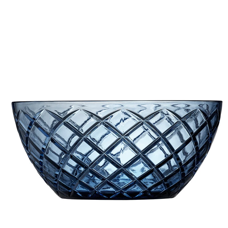 Lyngby Glas Sorrento Salatskål Blå Ø24 Cm 1 Lyngby Glas Sorrento Salatskål Blå Ø24 Cm
