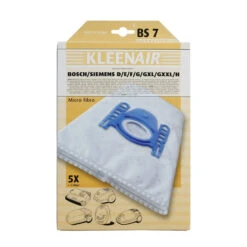 Kleenair Støvsugerposer BS 7 Bosch/Siemens Type D/E/F/G/H