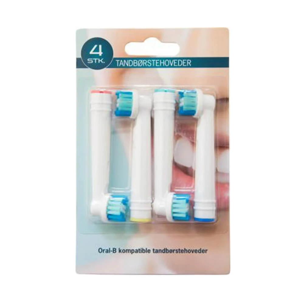 Tandbørstehoveder 4 Stk. Medium 2 Tandbørstehoveder 4 Stk. Medium - Billede 2