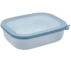 Mepal Cirqula Rekt. Skål M. Låg 2000 Ml, Nordic Blue