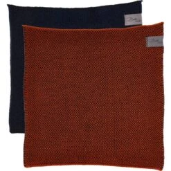 Bitz Karklude, Organic Blå/Rød 2 Stk.