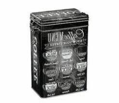 Zassenhaus Firkantet Kaffedåse Sort